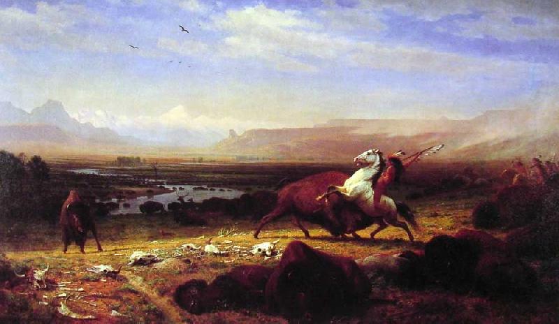 Albert Bierstadt The Last of the Buffalo oil painting image